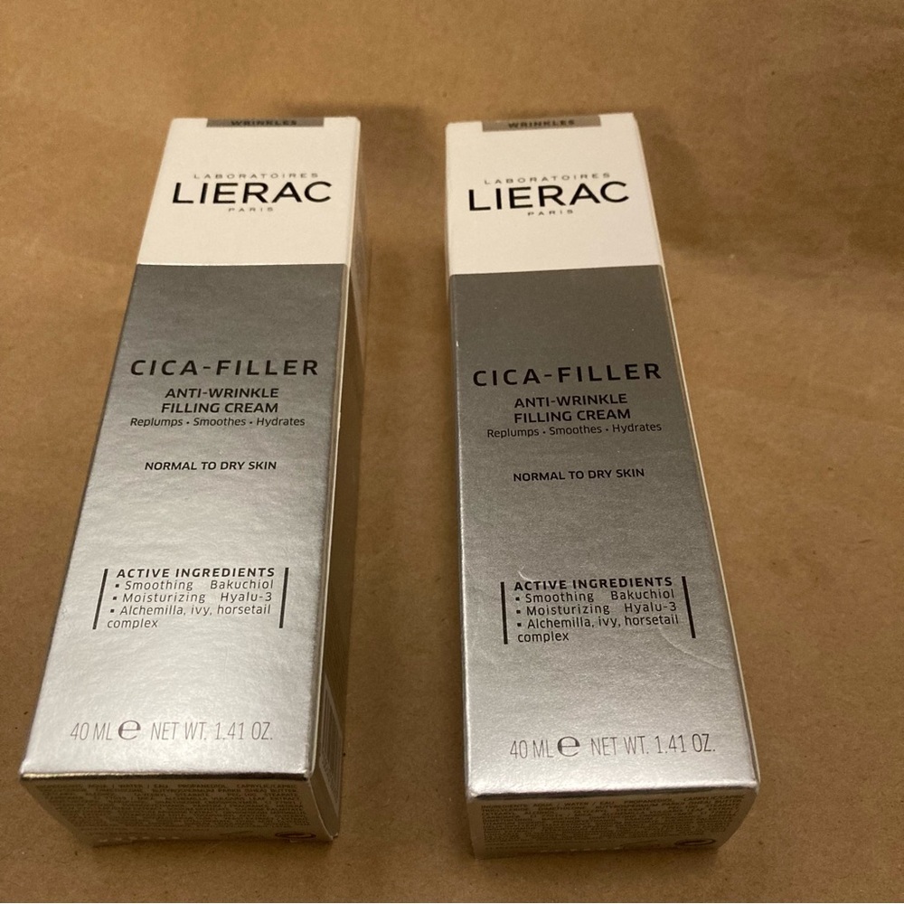 2 x lierac cica filler cream